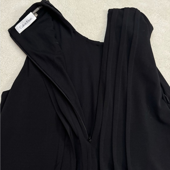 Calvin Klein Women’s Pleated Front Sleeveless Dress - Picture 3 of 5